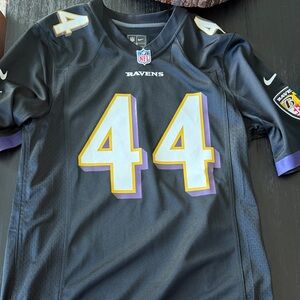 Men’s S Ravens Black Football Jersey Humphrey 44 LIKE NEW